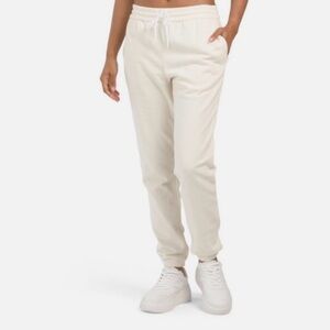 Peloton TWGF Jogger Pant Sweatpant Gym Workout Cream Women’s Size Large